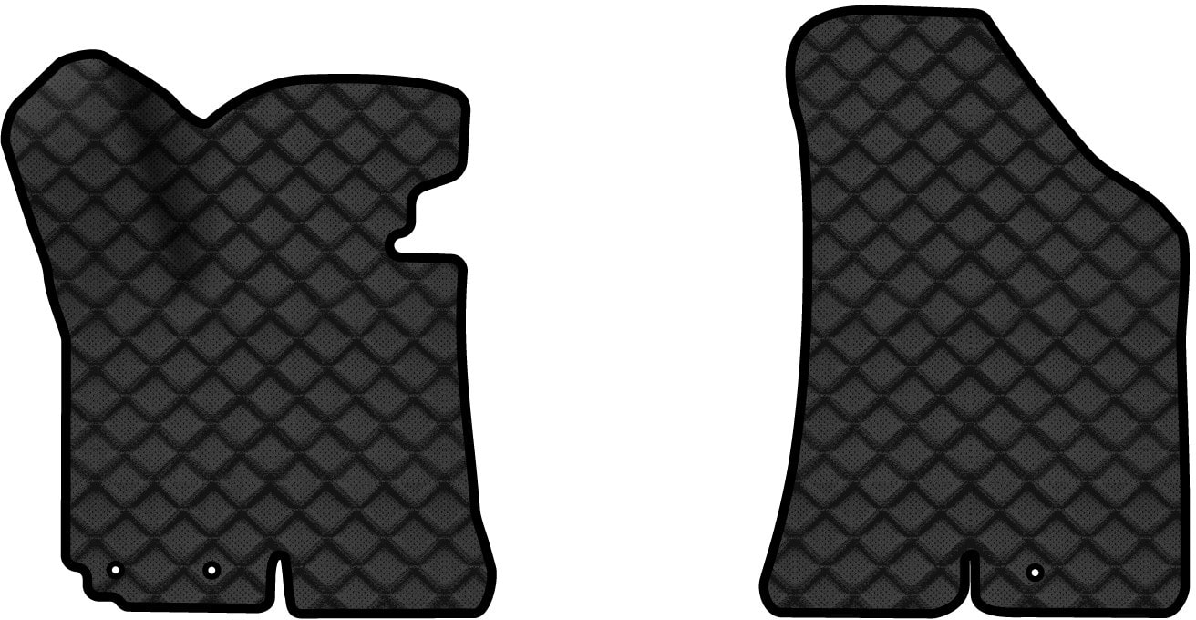 Коврики из экокожи в салон авто передние EVAtech ECO для Sportage (SL) Kia 2010-2015 3 поколение SUV EU (KI1323AE2LA3BBLB)