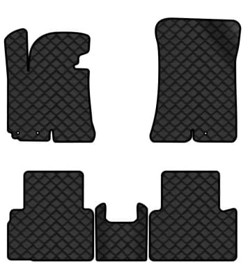 Фото - Коврики из экокожи в салон авто EVAtech для Sportage (SL) Kia 2010-2015 3 поколение SUV EU (KI1323C5LA3BBLB)