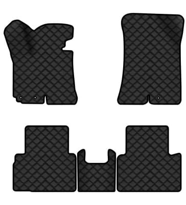 Коврики из экокожи в салон авто EVAtech для Sportage (SL) Kia 2010-2015 3 поколение SUV EU (KI1323CD5LA3BBLB)