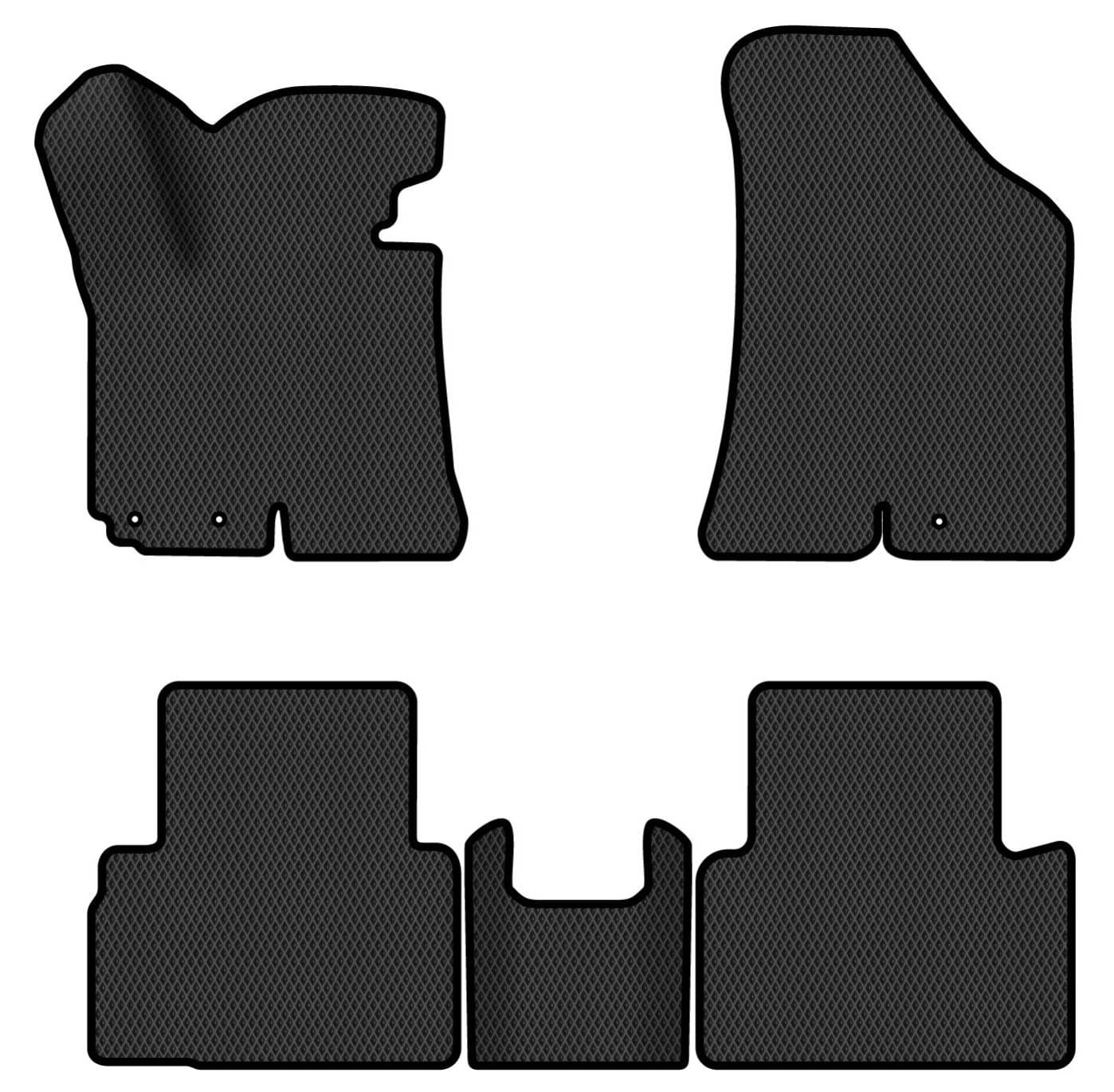 EVA коврик в багажник авто EVAtech для Sportage (SL) Kia 2010-2015 3 поколение SUV EU (KI1323B1RGB)