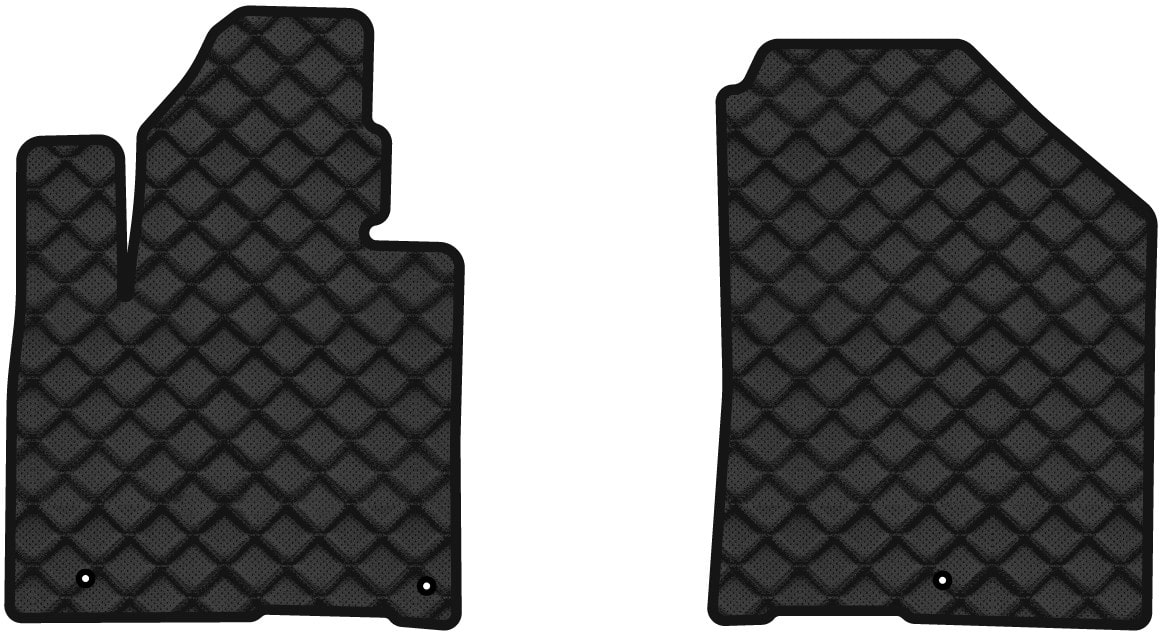 Коврики из экокожи в салон авто передние EVAtech ECO для Sorento (UM) 7 seats Kia 2014-2020 3 поколение SUV Korea (KI1355AV2LA3BBB)