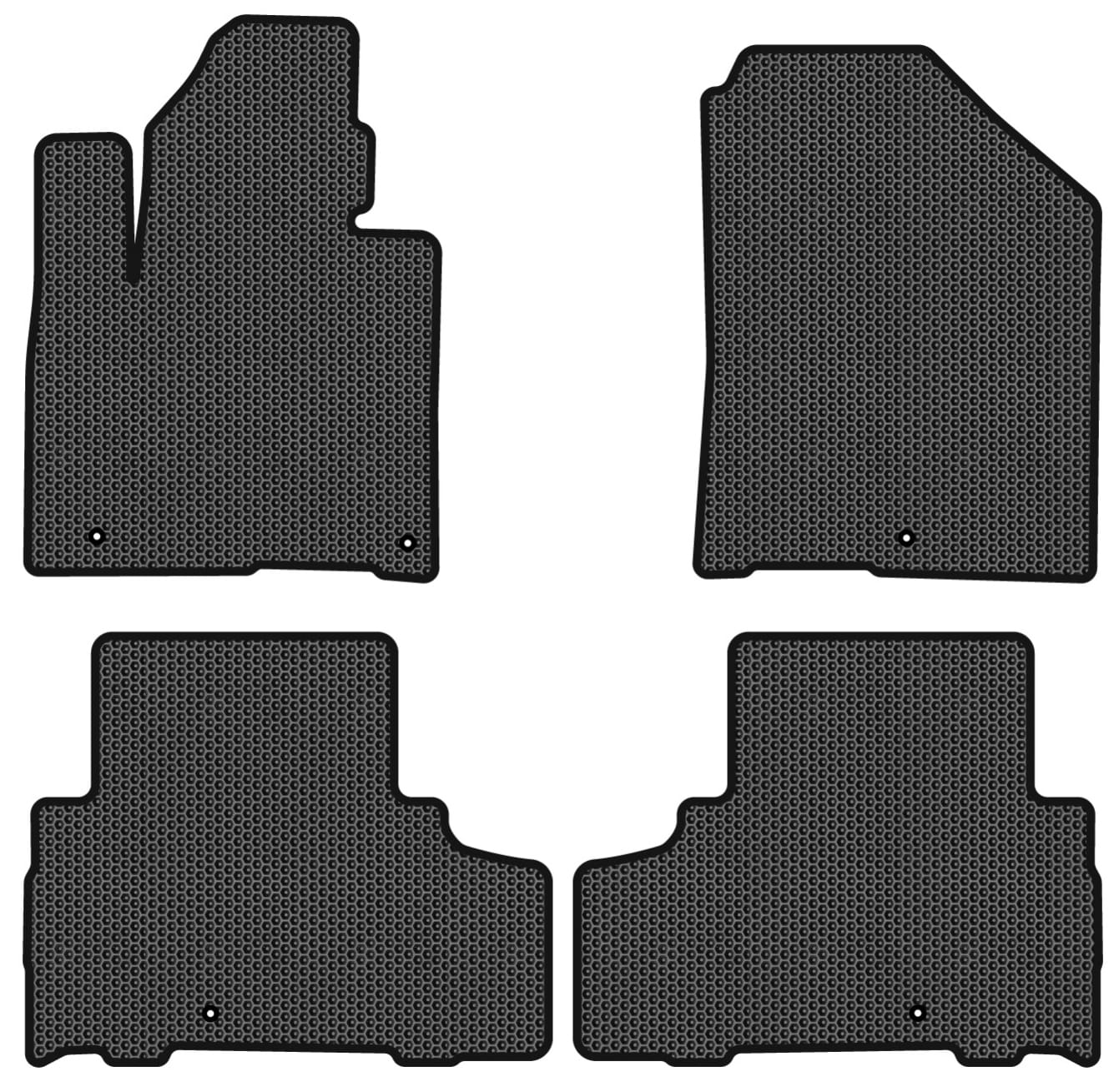 EVA коврики в салон авто EVAtech для Sorento (UM) 7 seats Kia 2014-2020 3 поколение SUV Korea KI1355PVC4LA5SBB