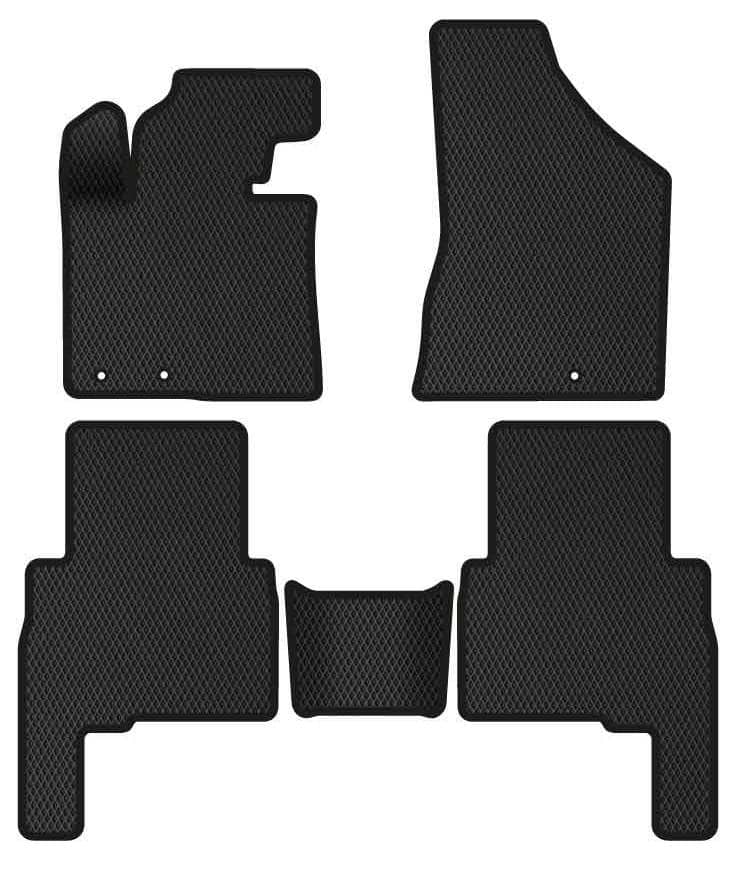 EVA коврик в багажник авто EVAtech для Sorento (XM) (Floor Gas Pedal) 5 seats Kia 2009-2012 2 поколение SUV EU (KI13583B1RBB)