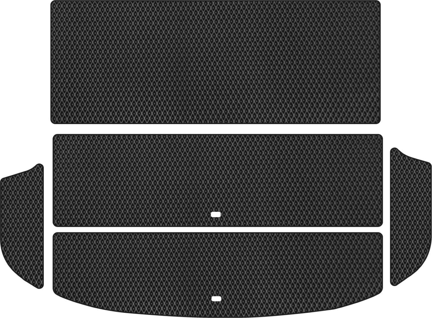 EVA коврик в багажник авто EVAtech для Sorento (XM) (Hinged Gas Pedal) 5 seats Kia 2009-2012 2 поколение SUV EU (KI13581BE5RBB)