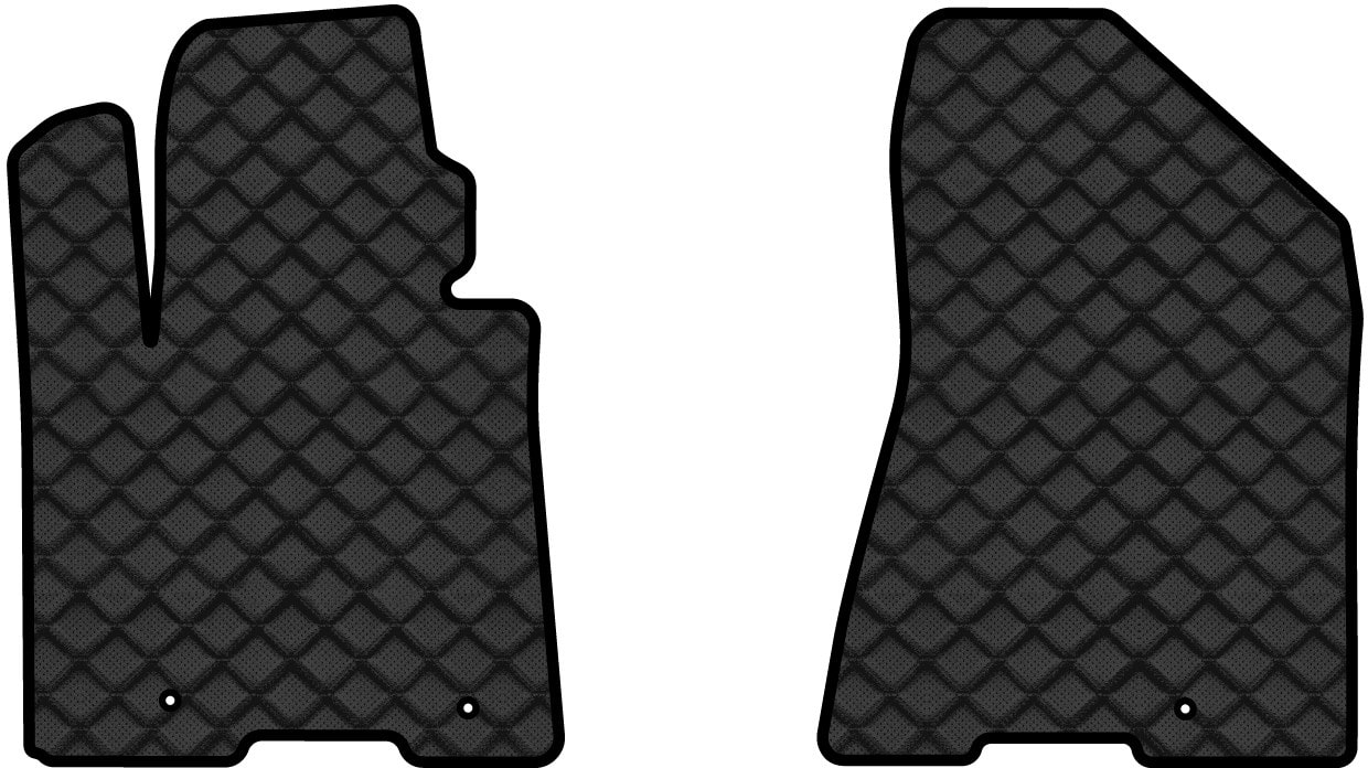 Коврики из экокожи в салон авто передние EVAtech ECO для Sportage (QL) Kia 2016-2021 4 поколение SUV EU (KI1358AV2LA3BBLB)