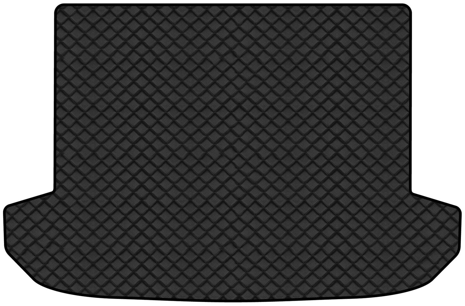 Коврик из экокожи в багажник авто EVAtech ECO для Sportage (QL) Kia 2016-2021 4 поколение SUV EU KI1358BO1BBLB