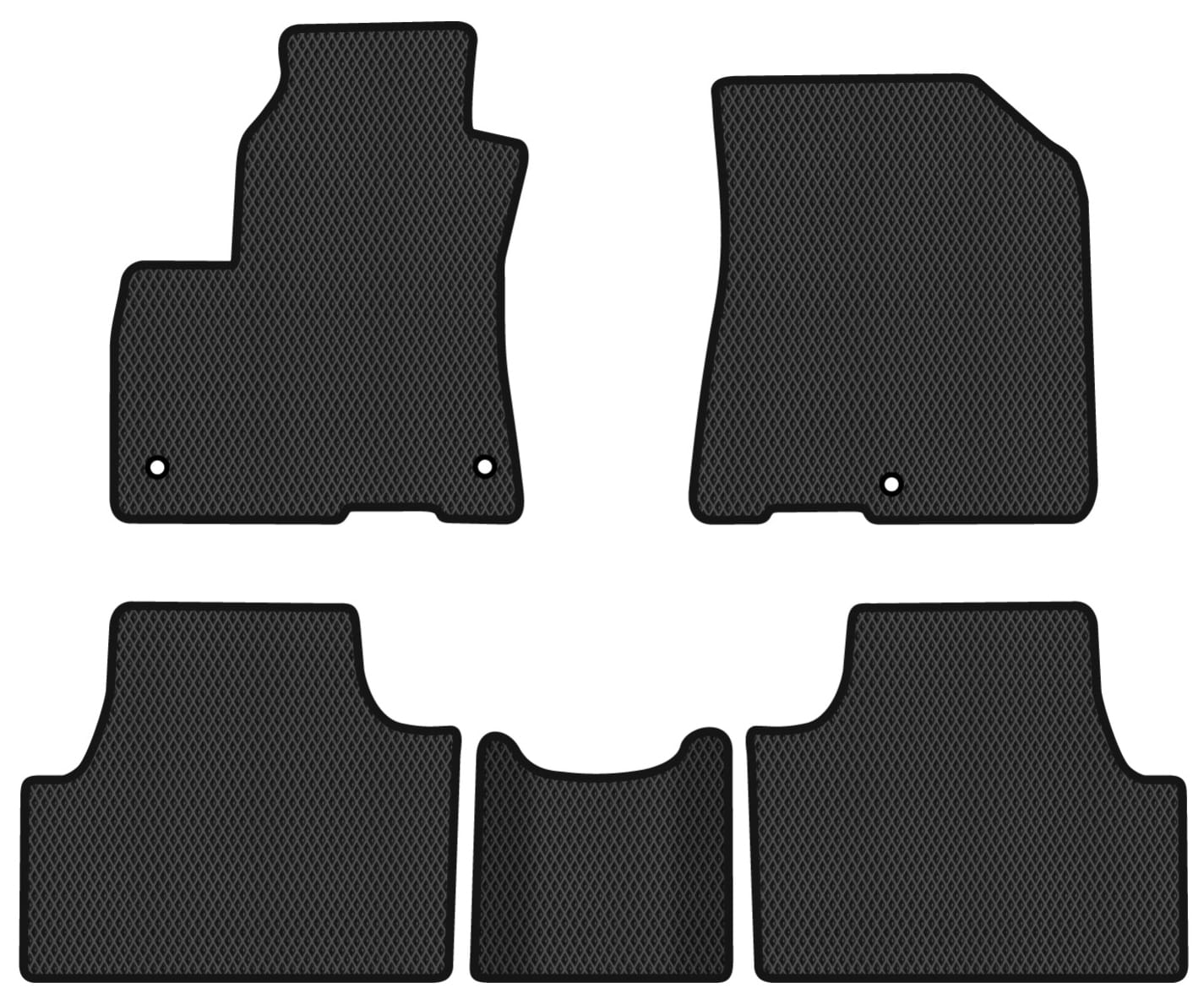 EVA килимки в салон авто EVAtech для Soul EV Kia 2020-2023 2 покоління Htb Korea KI14202CG5KH3RBB