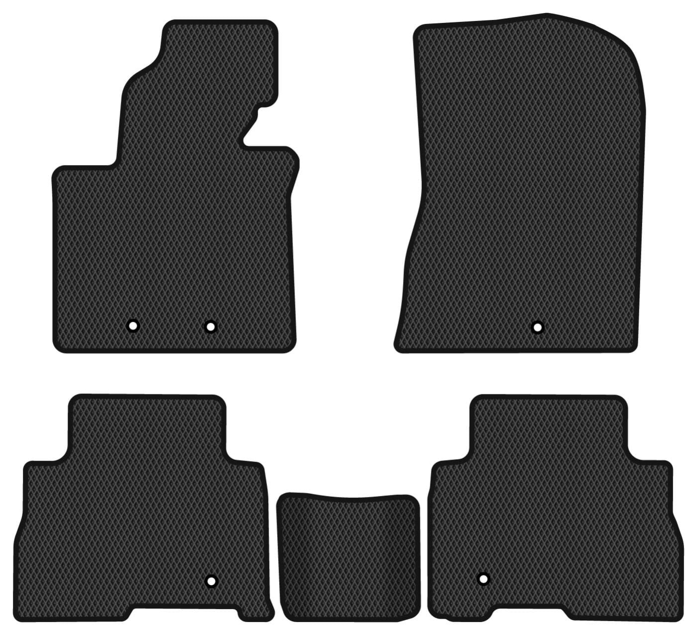 EVA килимки в салон авто EVAtech для Sorento (XM) 7 seats Restyling Kia 2012-2014 2 покоління SUV USA KI1542CB5KH5RBB