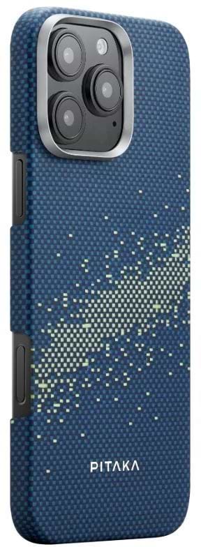 Фото - Чохол для смартфону Pitaka Tactile Woven StarPeak Milky Way Galaxy for iPhone 16 Pro (KI1601PMYG)
