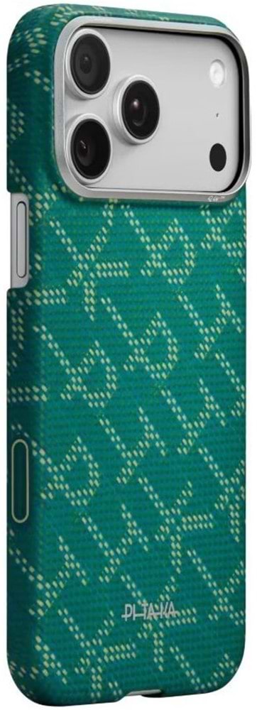 Фото - Чехол для смартфона Pitaka Ultra-Slim Case Monogram Green/Gold for iPhone 17 Pro Max (KI1701PTKP)