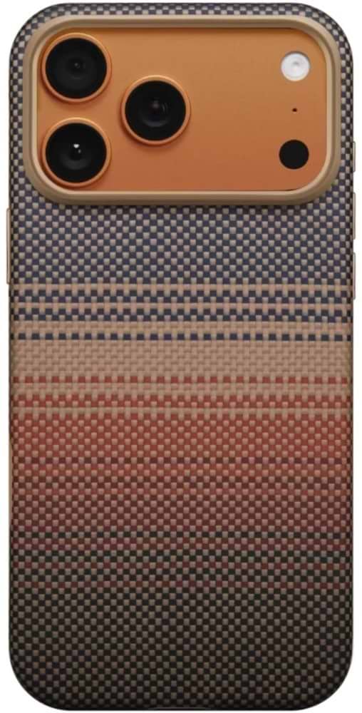 Купити Чохол для смартфону Pitaka Aramid UltraGuard Case Sunset for iPhone 17 Pro (KI1702BP) - Фото 1 Чохол для смартфону Pitaka Aramid UltraGuard Case Sunset for iPhone 17 Pro (KI1702BP) - Фото 1