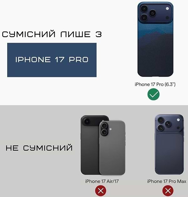 Фото - Чехол для смартфона Pitaka Ultra-Slim Case Over The Horizon for iPhone 17 Pro (KI1704OP)