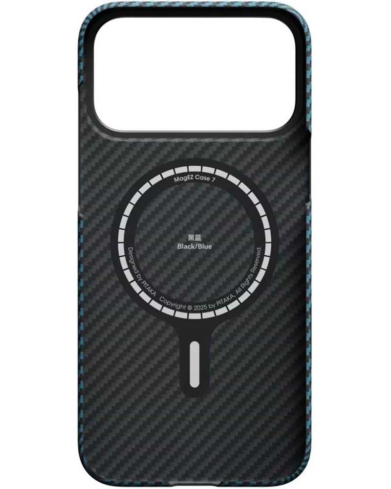 Фото - Чехол для смартфона Pitaka Ultra-Slim Case Twill Blue/Grey for iPhone 17 Pro Max (KI1706BPM)