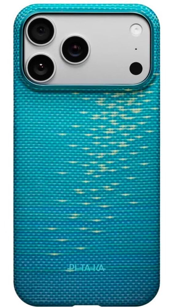 Купити Чохол для смартфону Pitaka Ultra-Slim Case Lucid Blue for iPhone 17 Pro Max (KI1708AG) - Фото 1 Чохол для смартфону Pitaka Ultra-Slim Case Lucid Blue for iPhone 17 Pro Max (KI1708AG) - Фото 1