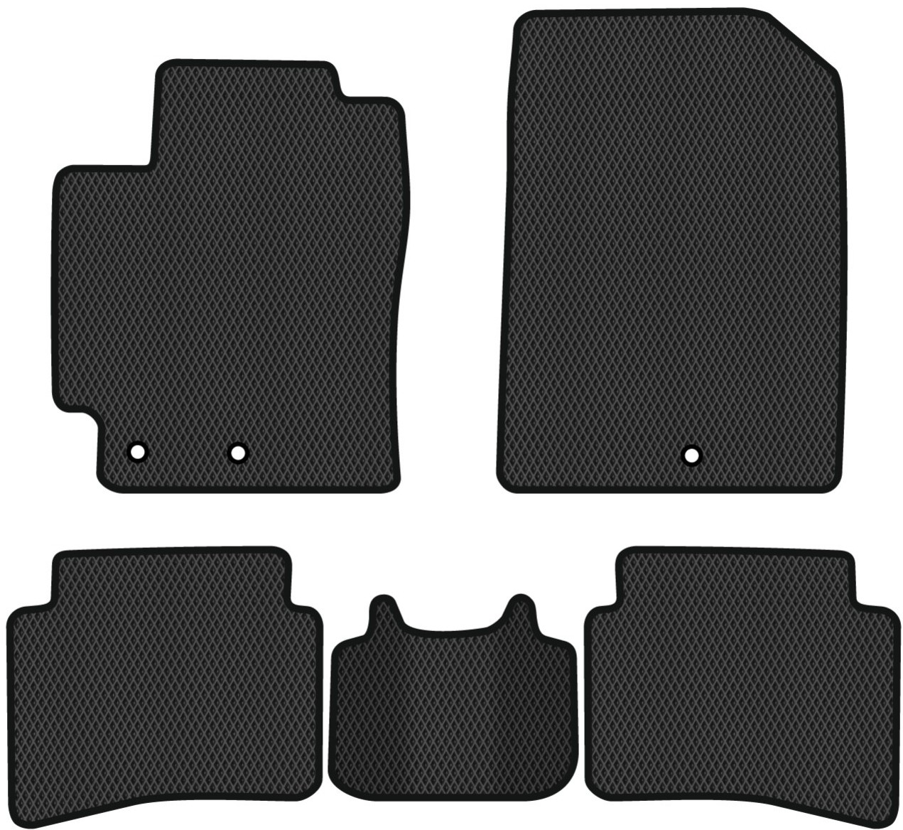 EVA килимки в салон авто EVAtech для Rio (FB) Kia 2017 4 покоління Htb USA (KI1841CB5TL3RBB)