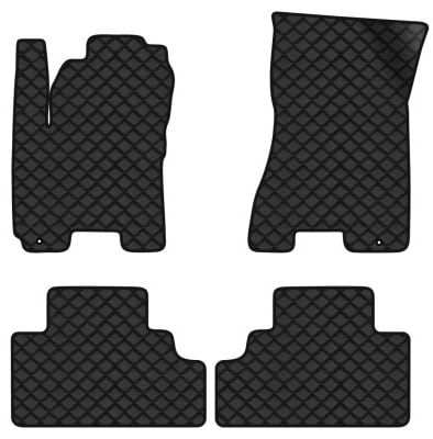 Коврики из экокожи в салон авто EVAtech для Sportage (JE) MT Kia 2004-2010 2 поколение SUV EU (KI2954PC4LA2BBB)