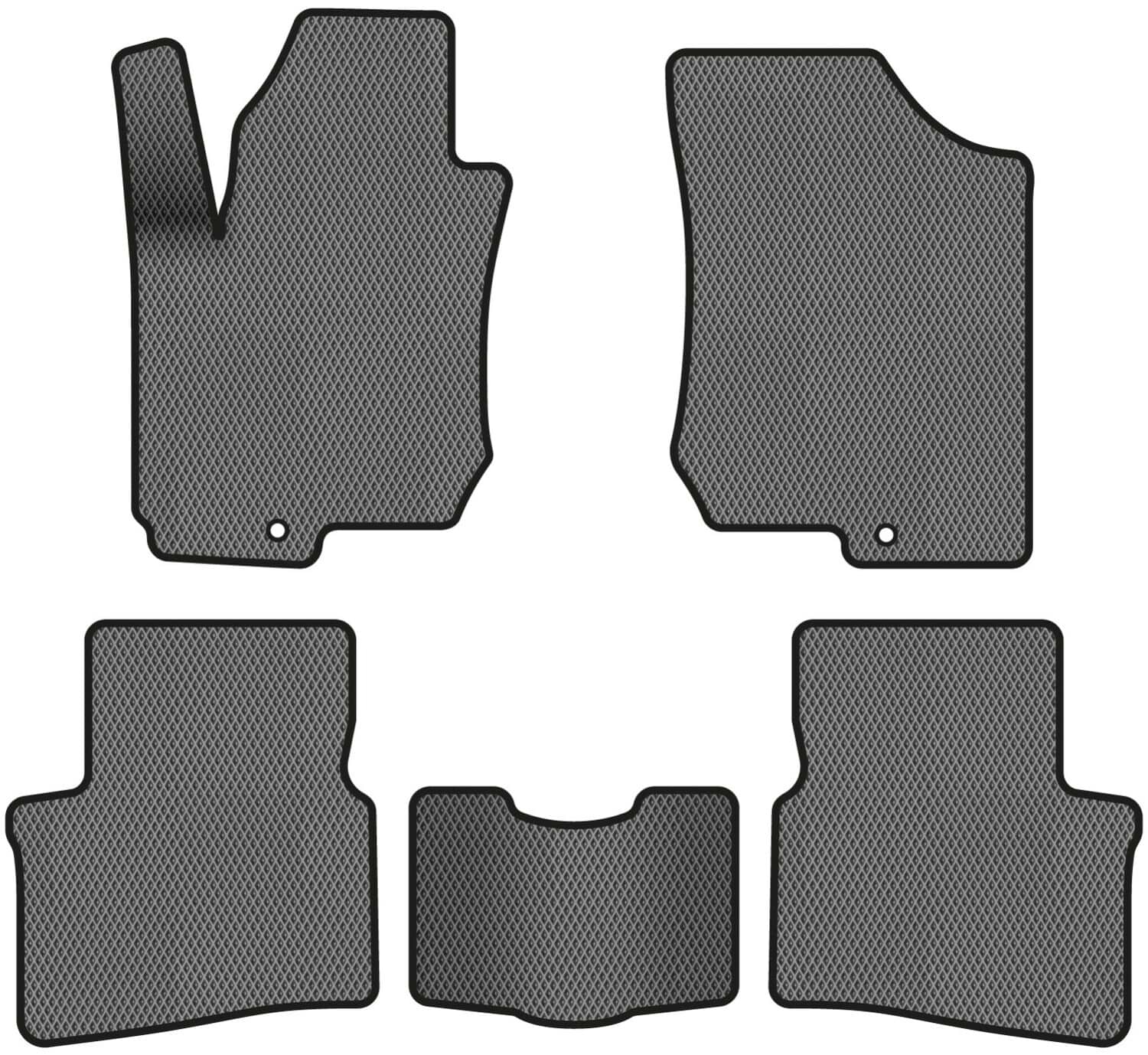 EVA коврики в салон авто EVAtech для Ceed (ED) Kia 2006-2009 1 поколение Combi EU KI3101CVO5AV2RGB