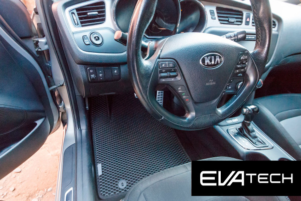 Фото - Килимки з екошкіри в салон авто EVAtech для Ceed (JD) Kia 2012-2018 2 покоління Combi EU (KI3105C5KH3BBB)