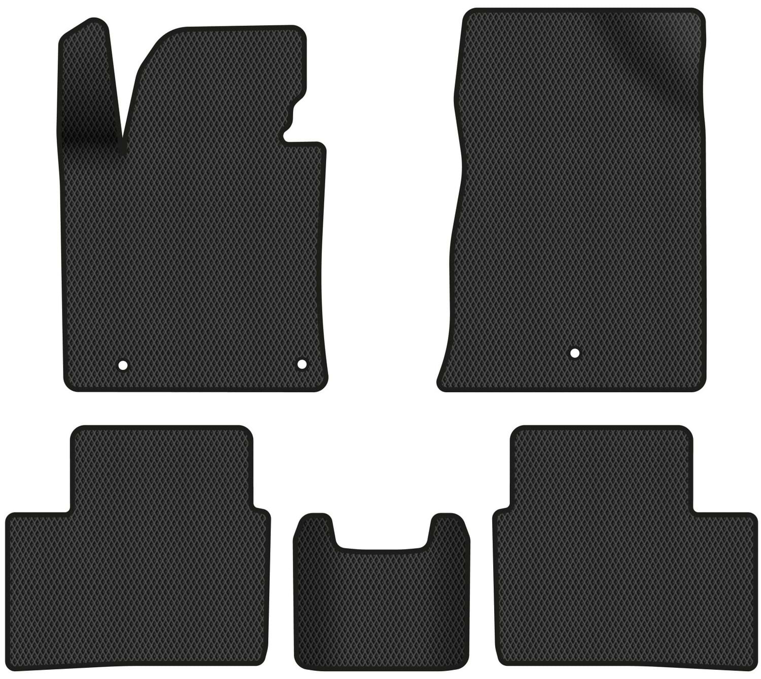 EVA коврики в салон авто EVAtech для Ceed (JD) Kia 2012-2018 2 поколение Combi EU KI3105C5KH3RBB