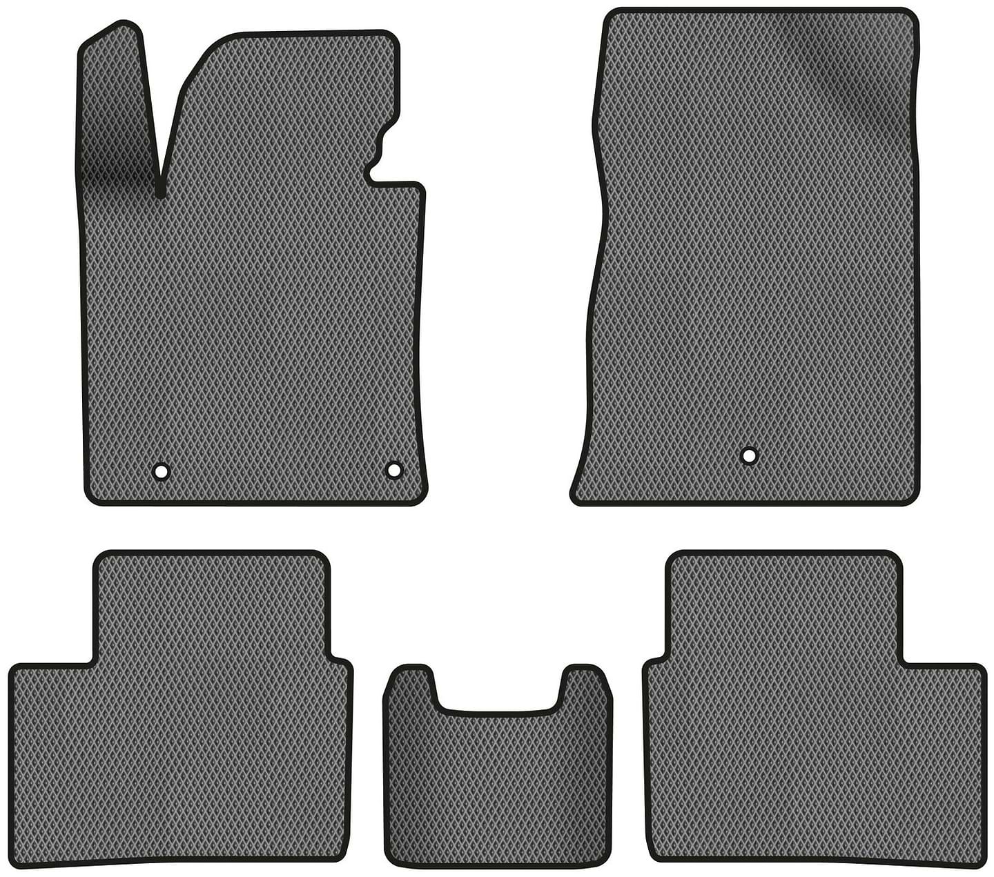 EVA коврики в салон авто EVAtech для Ceed (JD) Kia 2012-2018 2 поколение Combi EU KI3105C5KH3RGB