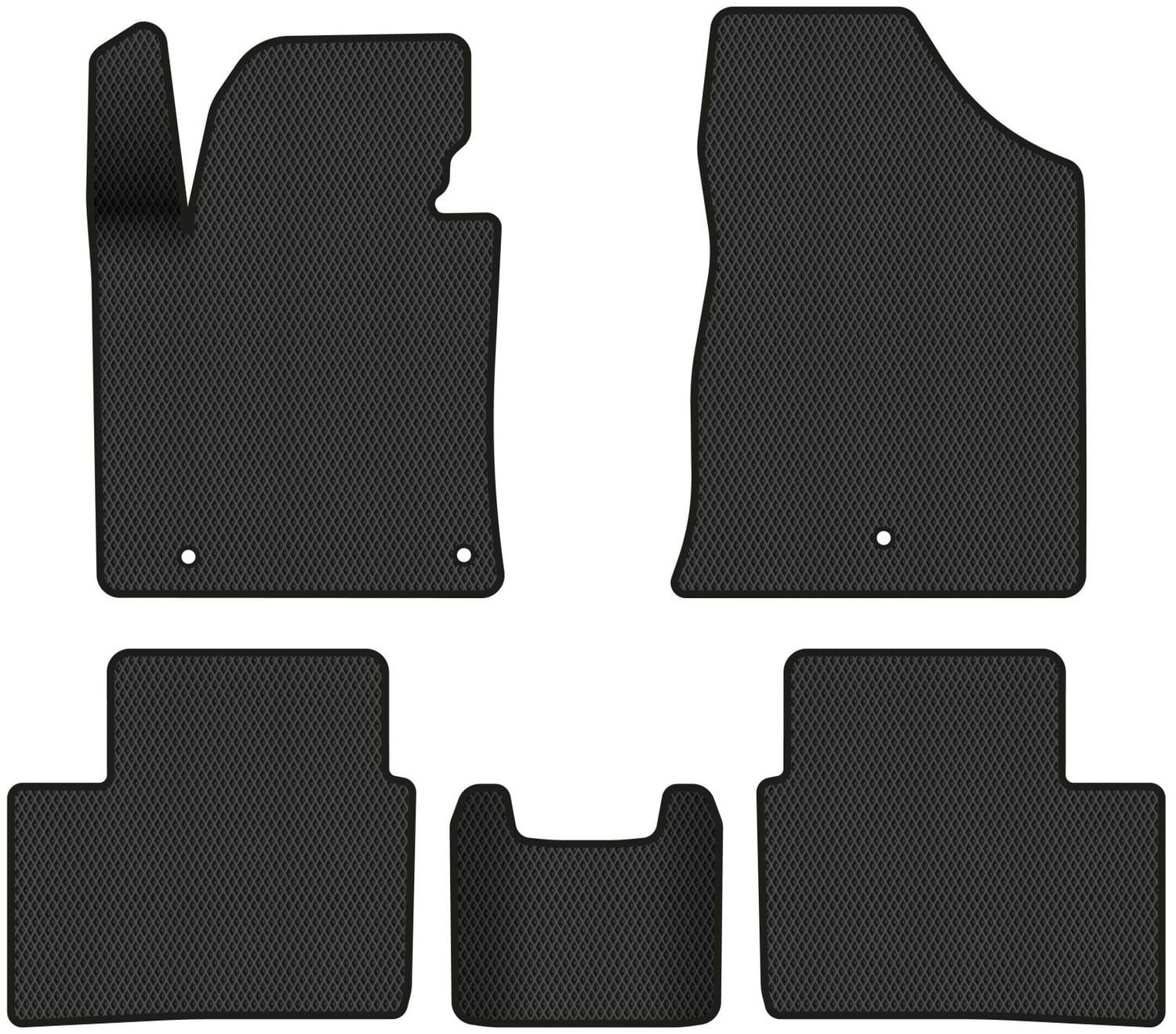 EVA коврики в салон авто EVAtech для Ceed (JD) Kia 2012-2018 2 поколение Combi EU KI3105CV5KH3RBB