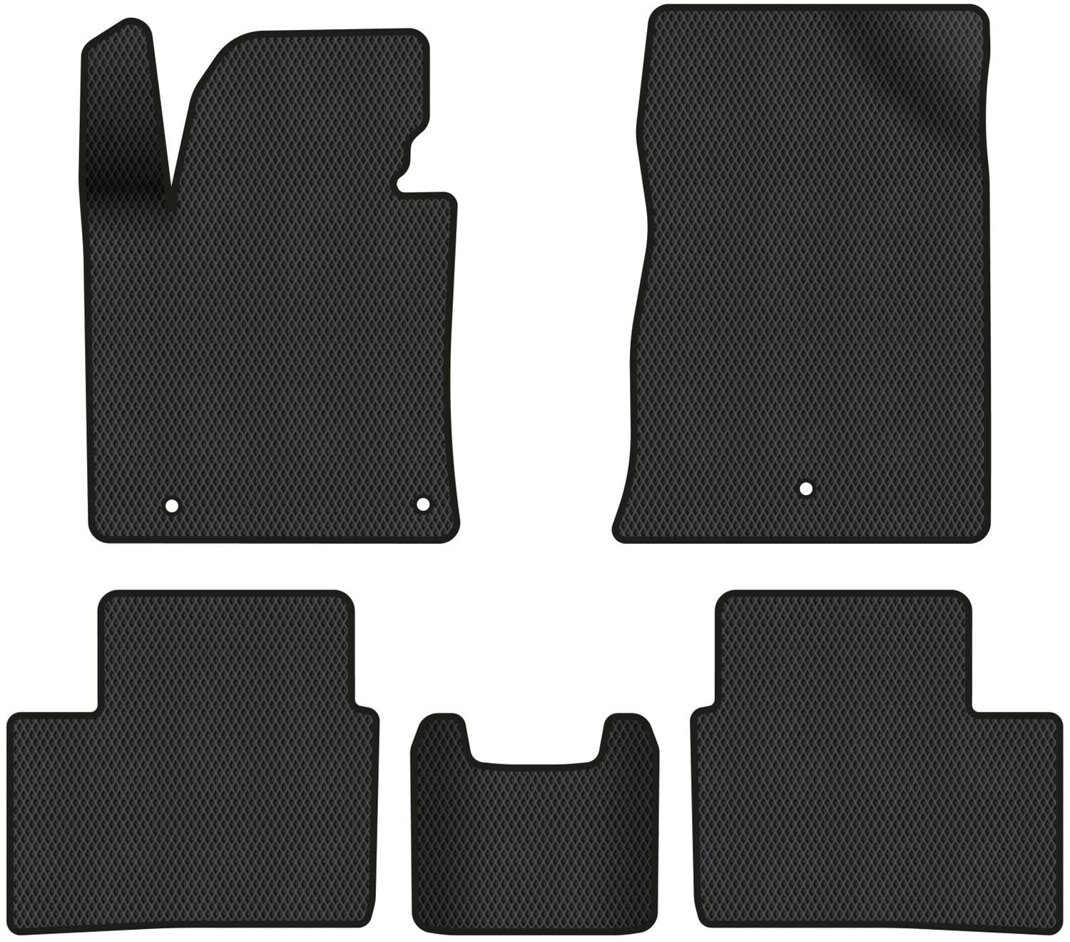 EVA коврики в салон авто EVAtech для Ceed (JD) Kia 2012-2018 2 поколение Htb EUKI3106C5KH3RBB