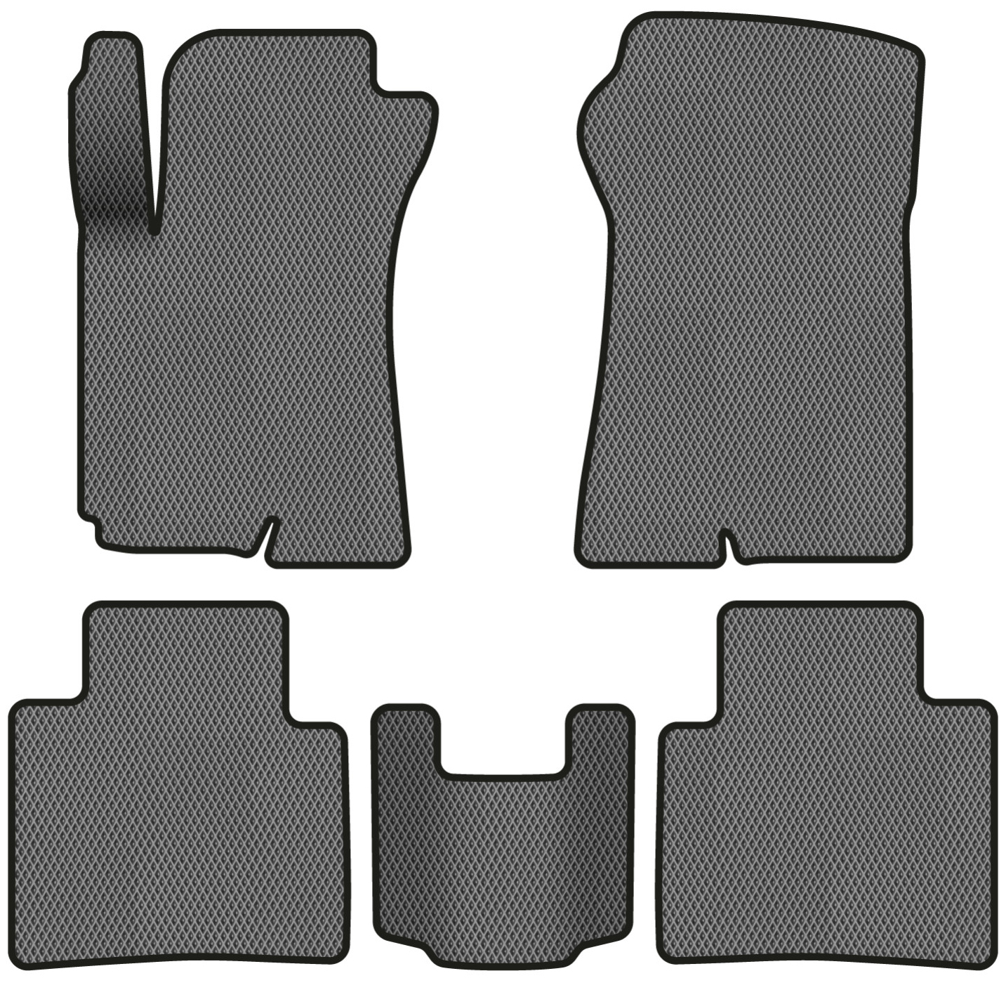 EVA килимки в салон авто EVAtech для Cerato (LD) Kia 2004-2008 1 покоління Sedan EU (KI3107C5RGB)