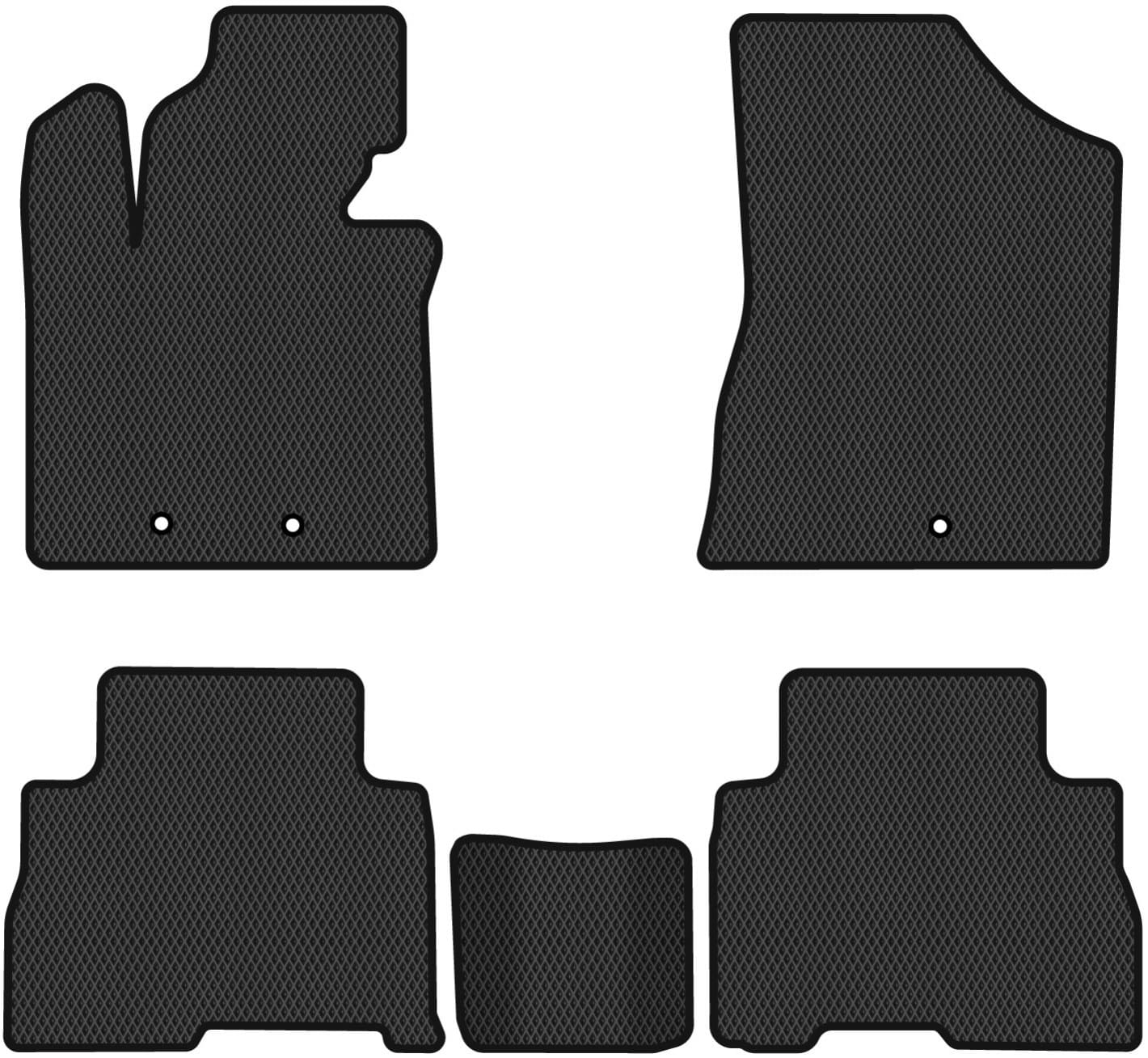 EVA коврики в салон авто EVAtech для Sorento (XM) 5 seats Restyling Kia 2012-2014 2 поколение SUV EU KI32230CV5KH4RBB