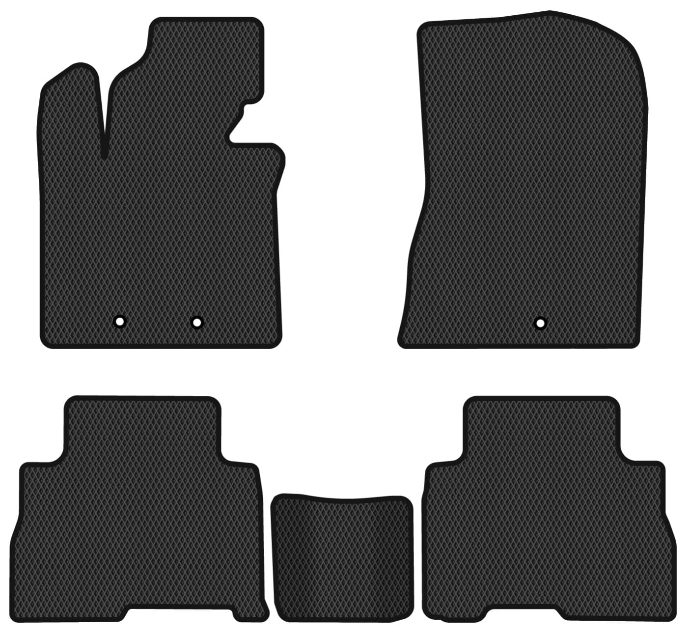 EVA коврики в салон авто EVAtech для Sorento (XM) 5 seats Restyling Kia 2012-2014 2 поколение SUV EU KI32230C5KH3RBB