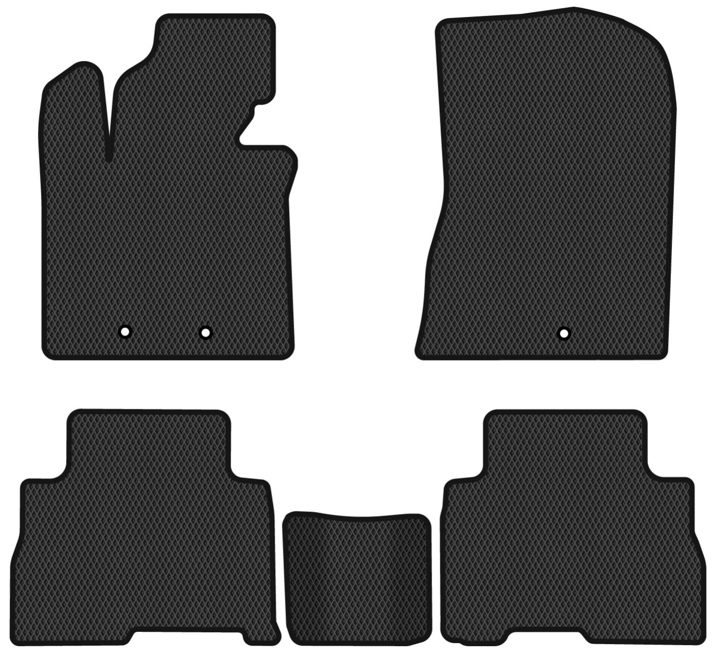 EVA килимки в салон авто EVAtech для Sorento (XM) 5 seats Restyling Kia 2012-2014 2 покоління SUV EU KI32230C5KH4RBB