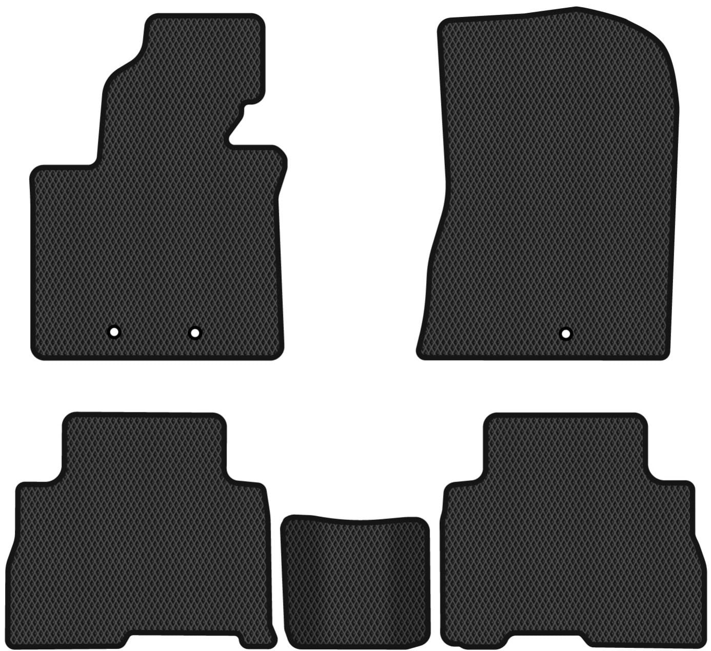 EVA коврики в салон авто EVAtech для Sorento (XM) 5 seats Restyling Kia 2012-2014 2 поколение SUV EU KI32230CB5KH3RBB