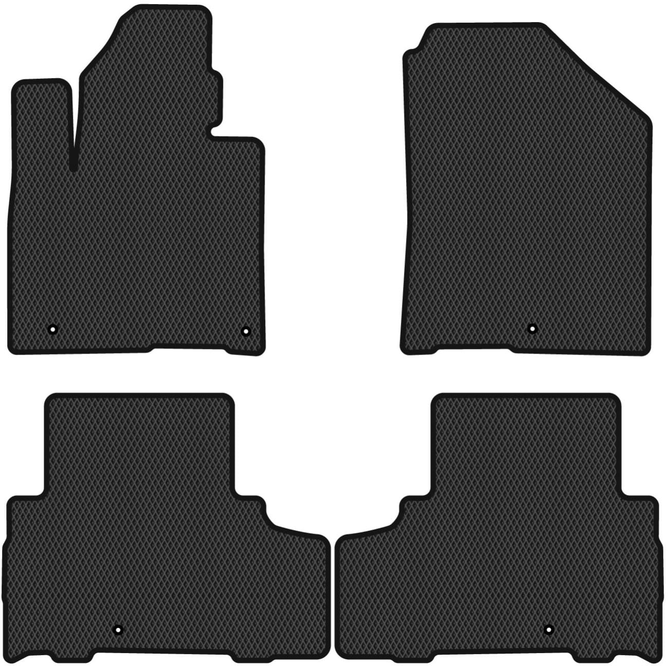 EVA коврики в салон авто EVAtech для Sorento Prime (UM) 7 seats Kia 2014-2020 3 поколение SUV EU KI32619PVC4RBB