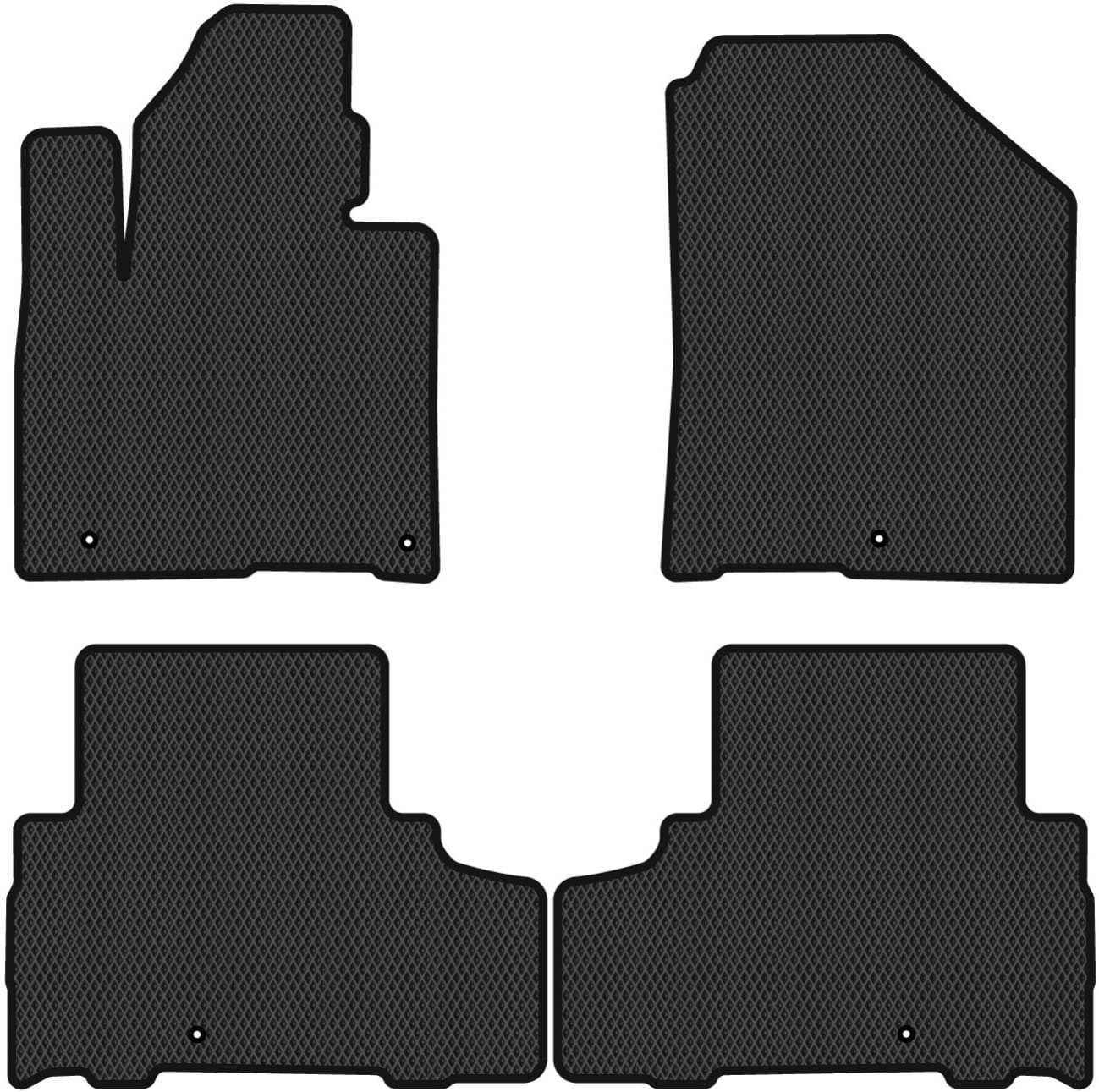 EVA коврики в салон авто EVAtech для Sorento Prime (UM) 7 seats Kia 2014-2020 3 поколение SUV EU KI32619PVC4LA5RBB