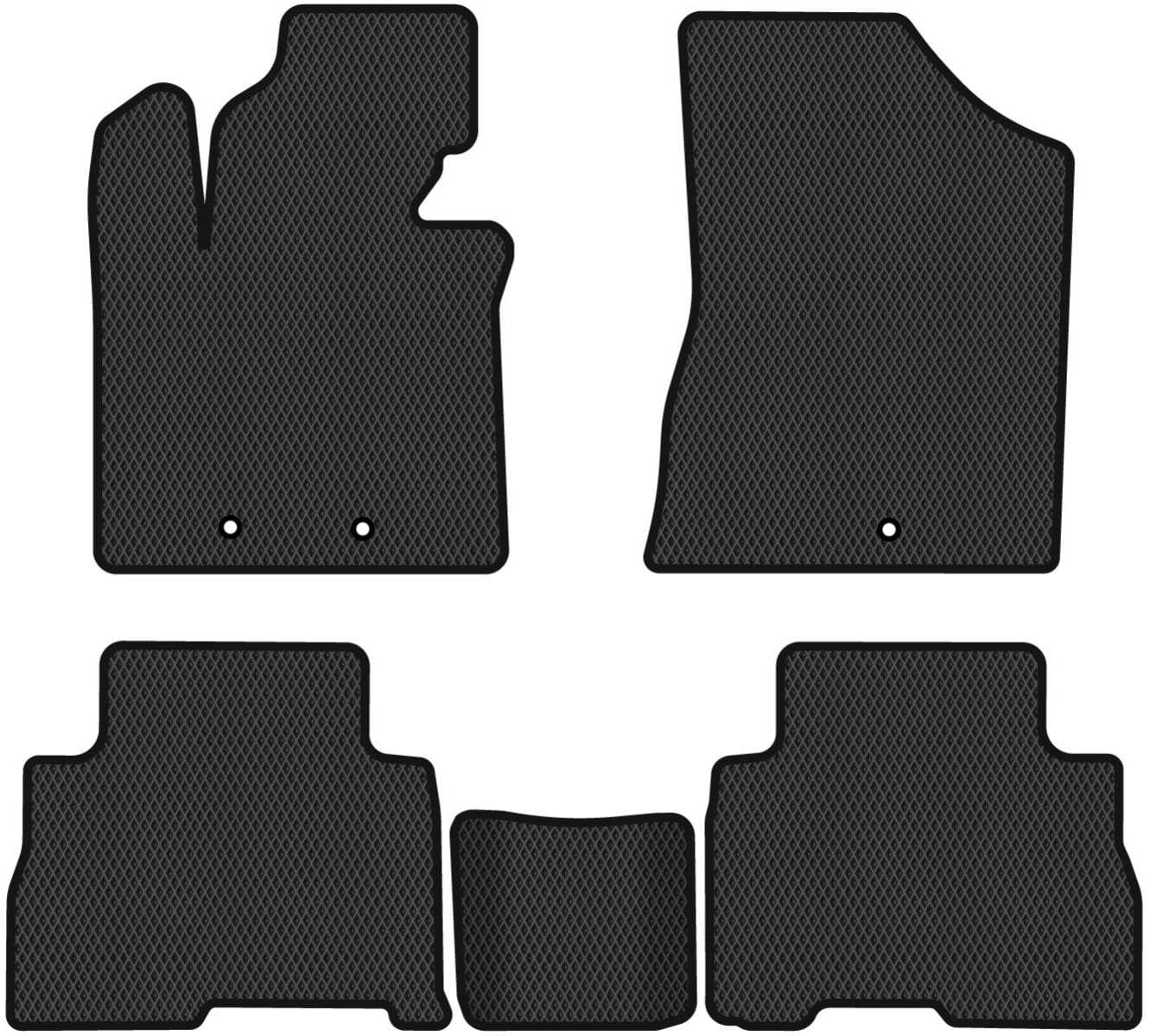 EVA коврики в салон авто EVAtech для Sorento (XM) 7 seats Restyling Kia 2012-2014 2 поколение SUV EU KI32964CV5KH5RBB