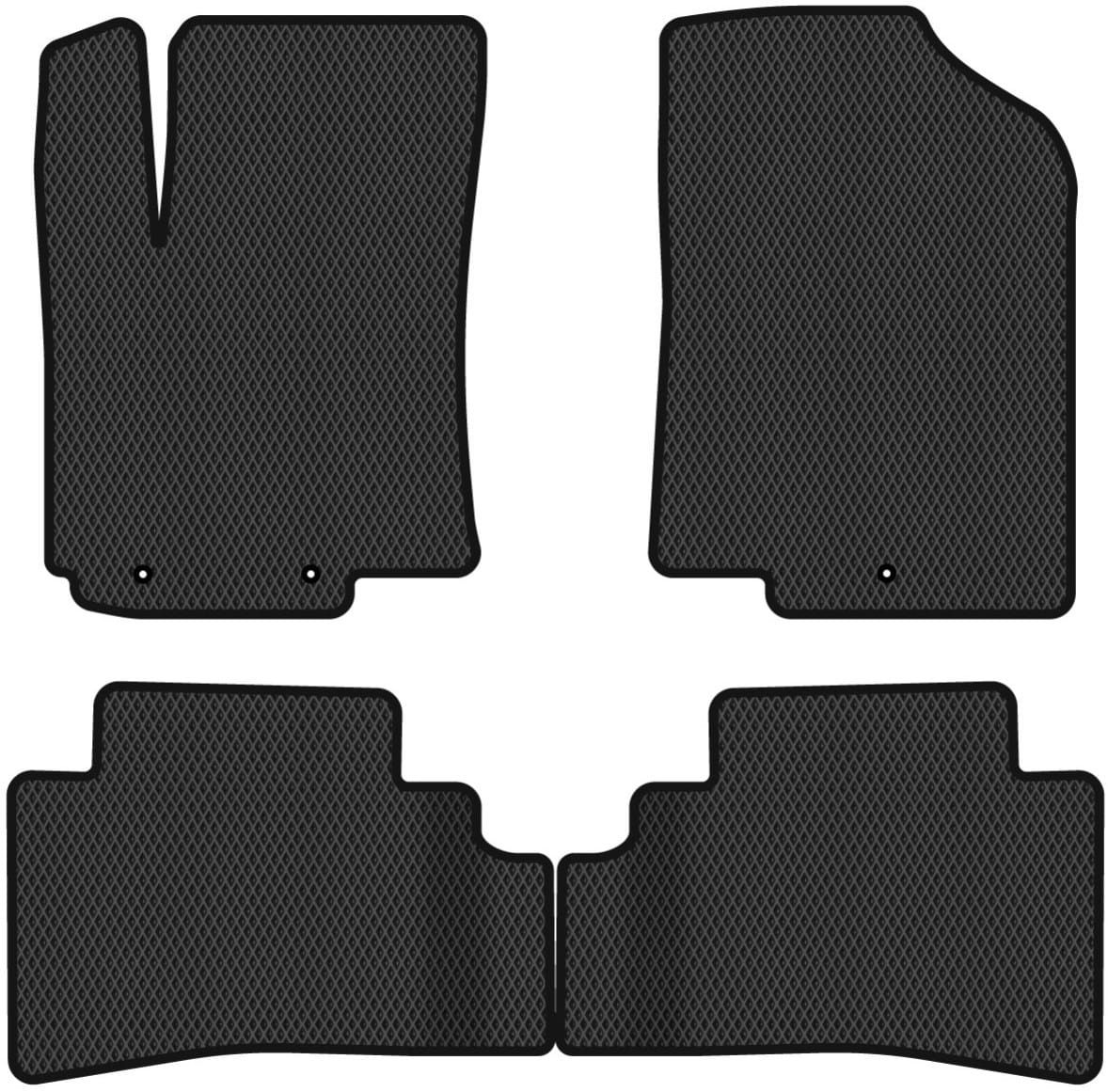 EVA коврики в салон авто EVAtech для Rio Kia 2011-2017 3 поколение Htb EU (KI32965PVC4LA3RBB)