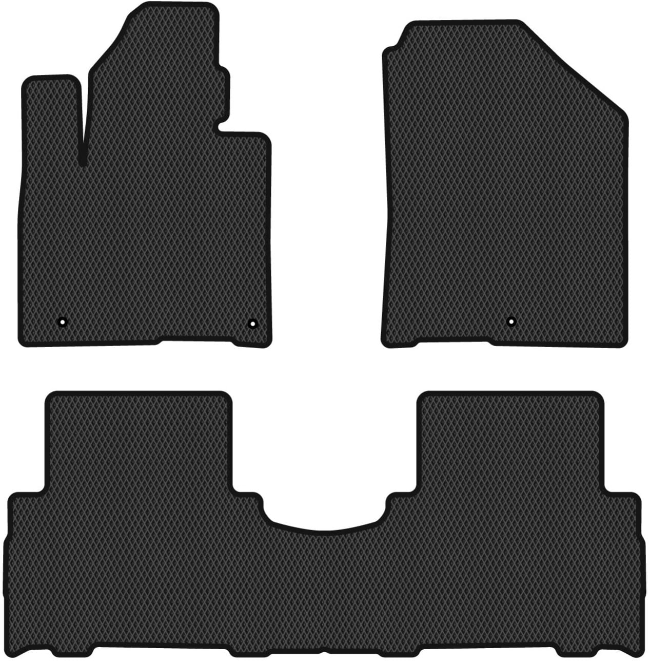 EVA коврики в салон авто EVAtech для Sorento (UM) 7 seats Kia 2014-2020 3 поколение SUV EU KI33358ZV3LA5RBB