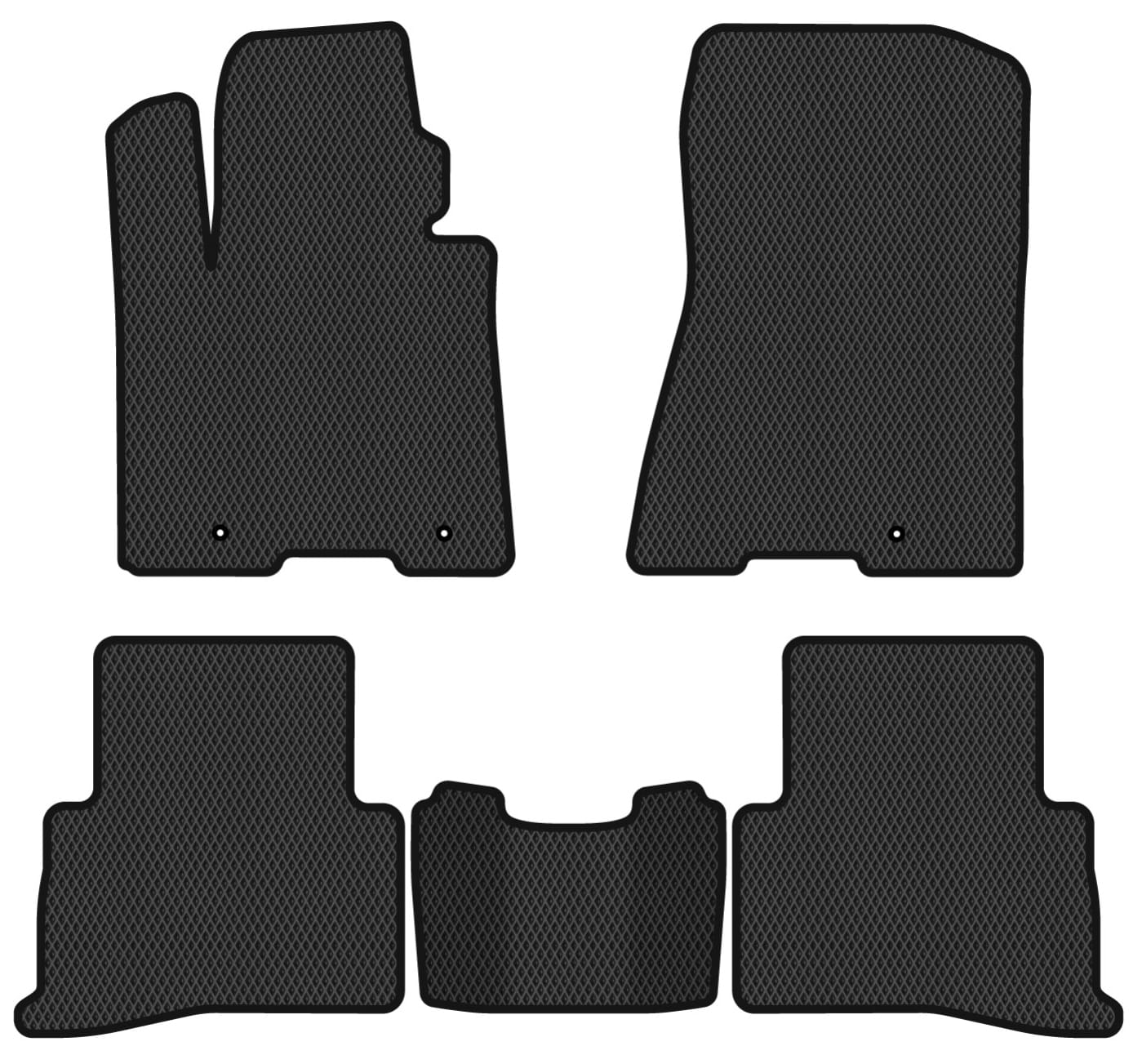 EVA килимки в салон авто EVAtech для Sportage (QL) (Squib VL+VR) Kia 2016-2021 4 покоління SUV EU (KI33439C5LA3RBB)