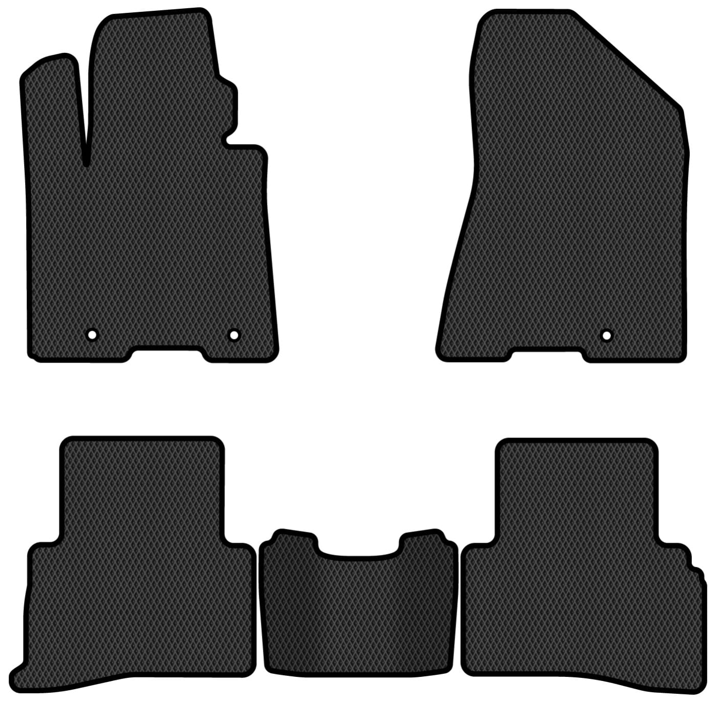 EVA килимки в салон авто EVAtech для Sportage (QL) Kia 2016-2021 4 покоління SUV EU (KI3356CV5CP3RBB)