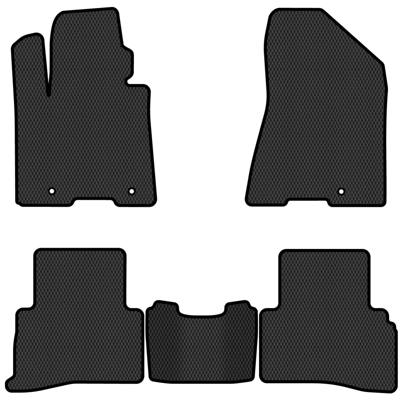 EVA коврики в салон авто EVAtech для Sportage (QL) Kia 2016-2021 4 поколение SUV EU (KI3356CV5KH3RBB)