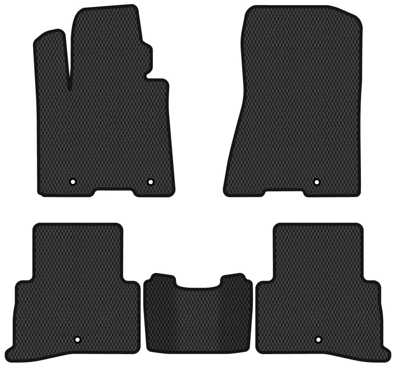 EVA килимки в салон авто EVAtech для Sportage (QL) Kia 2016-2021 4 покоління SUV USA (KI33726C5KH5RBB)