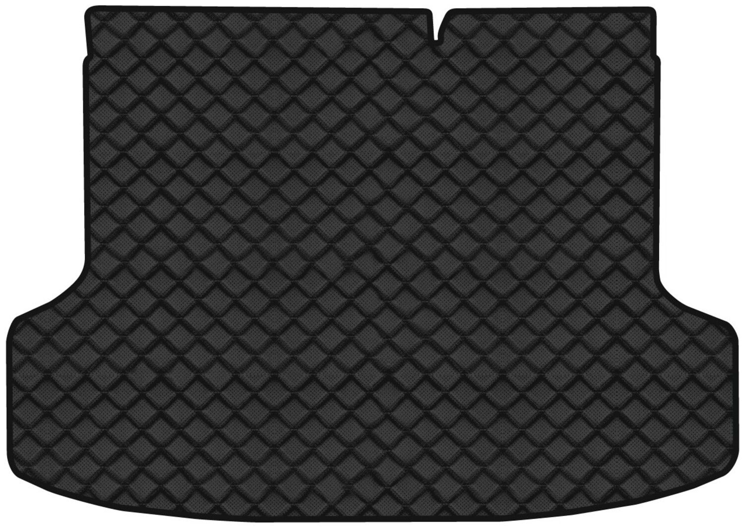 Килимок з екошкіри в багажник авто EVAtech ECO для Rio (DE) Kia 2005-2011 2 покоління Sedan EU KI3540B1BBB