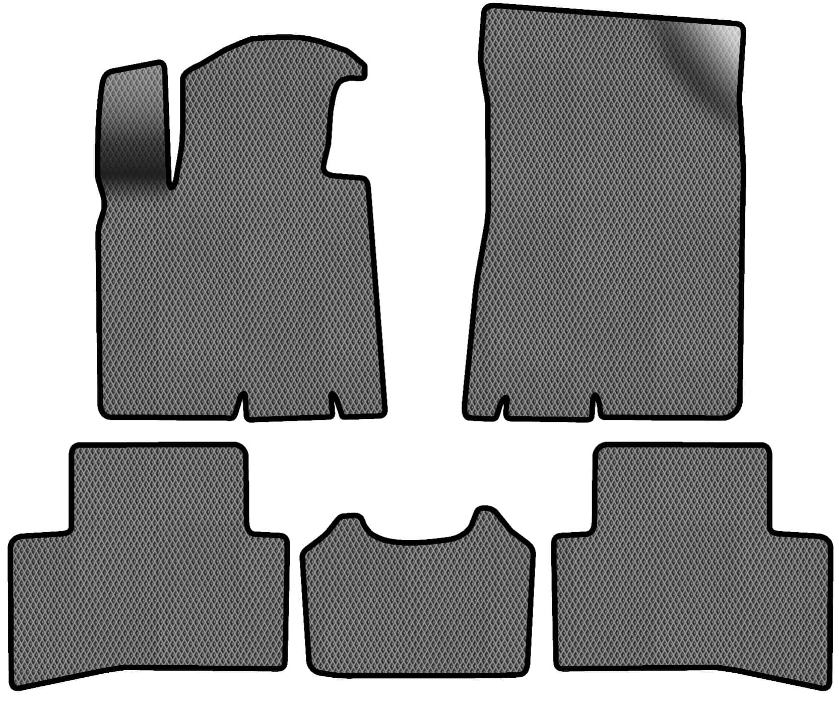 EVA килимки в салон авто EVAtech для Sportage (NQ5) Kia 2021 5 покоління SUV EU (KI42641C5RGB)