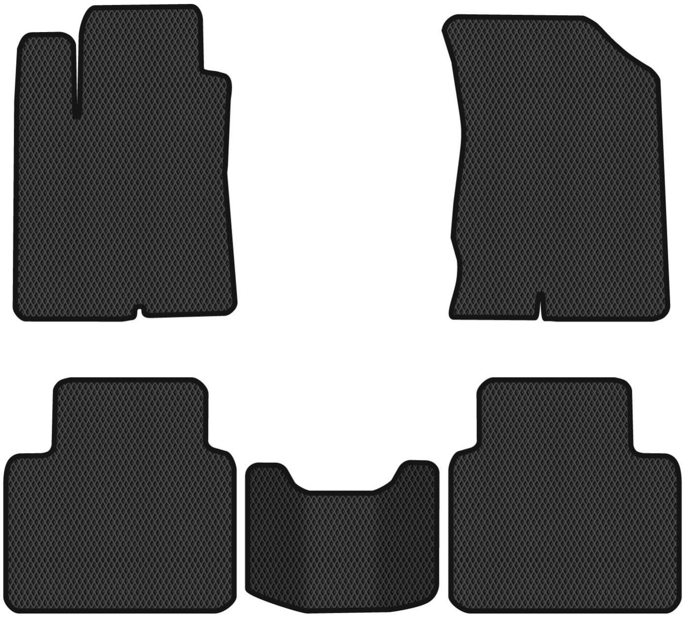 EVA коврики в салон авто EVAtech для Magentis (MG) Kia 2005-2009 2 поколение Sedan EU (KI51078CV5RBB)