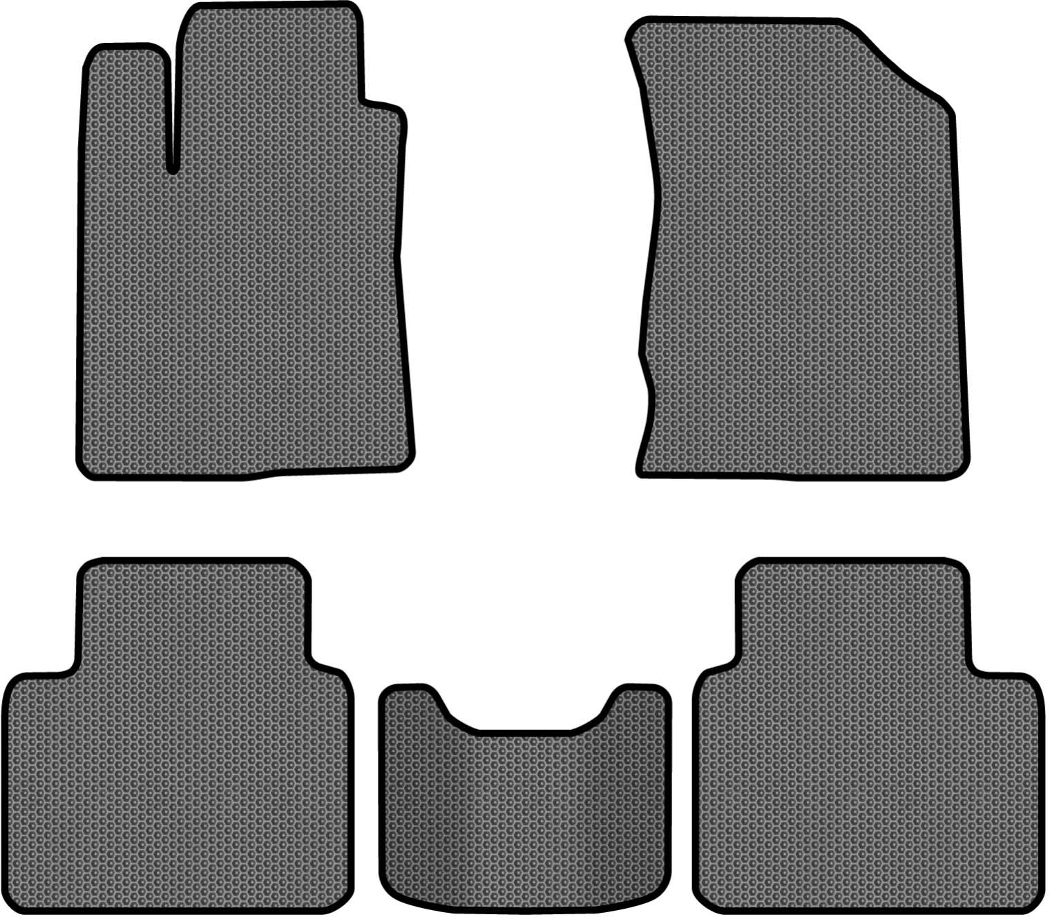 EVA коврики в салон авто EVAtech для Magentis (MG) Restyling Kia 2009-2011 2 поколение Sedan EU KI51747CV5SGB