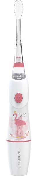 Фото - Зубна щітка електрична Grunhelm Kids Flamingo GKS-F3H