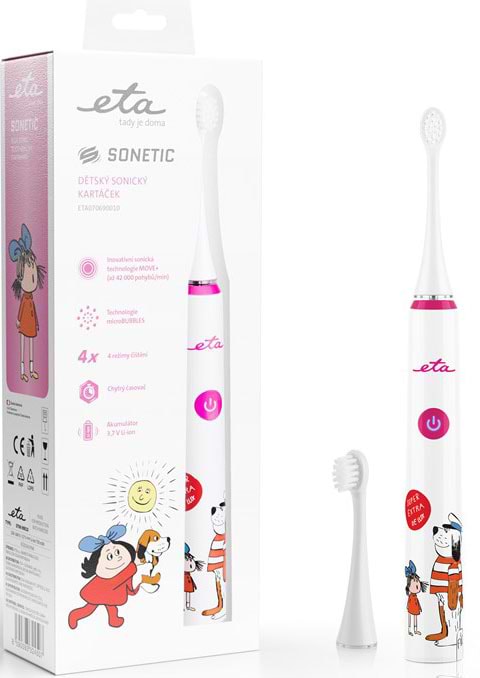 Зубная щетка электрическая ETA Sonetic Kids Maxipes fik 0706 90010 - Фото 1