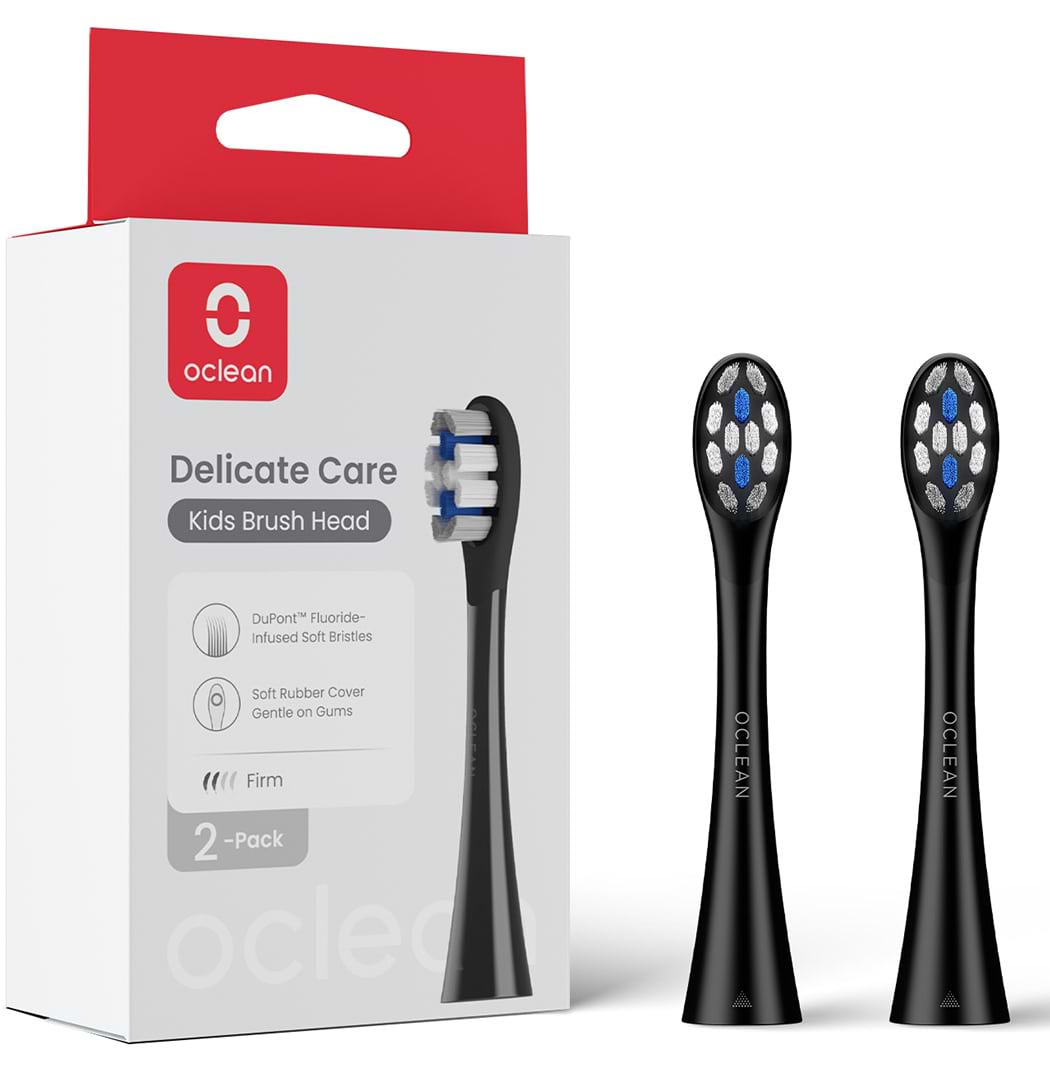 Насадка для зубной щетки Oclean X Kids P3K8 Black 2 шт. (6970810557398) - Фото 1