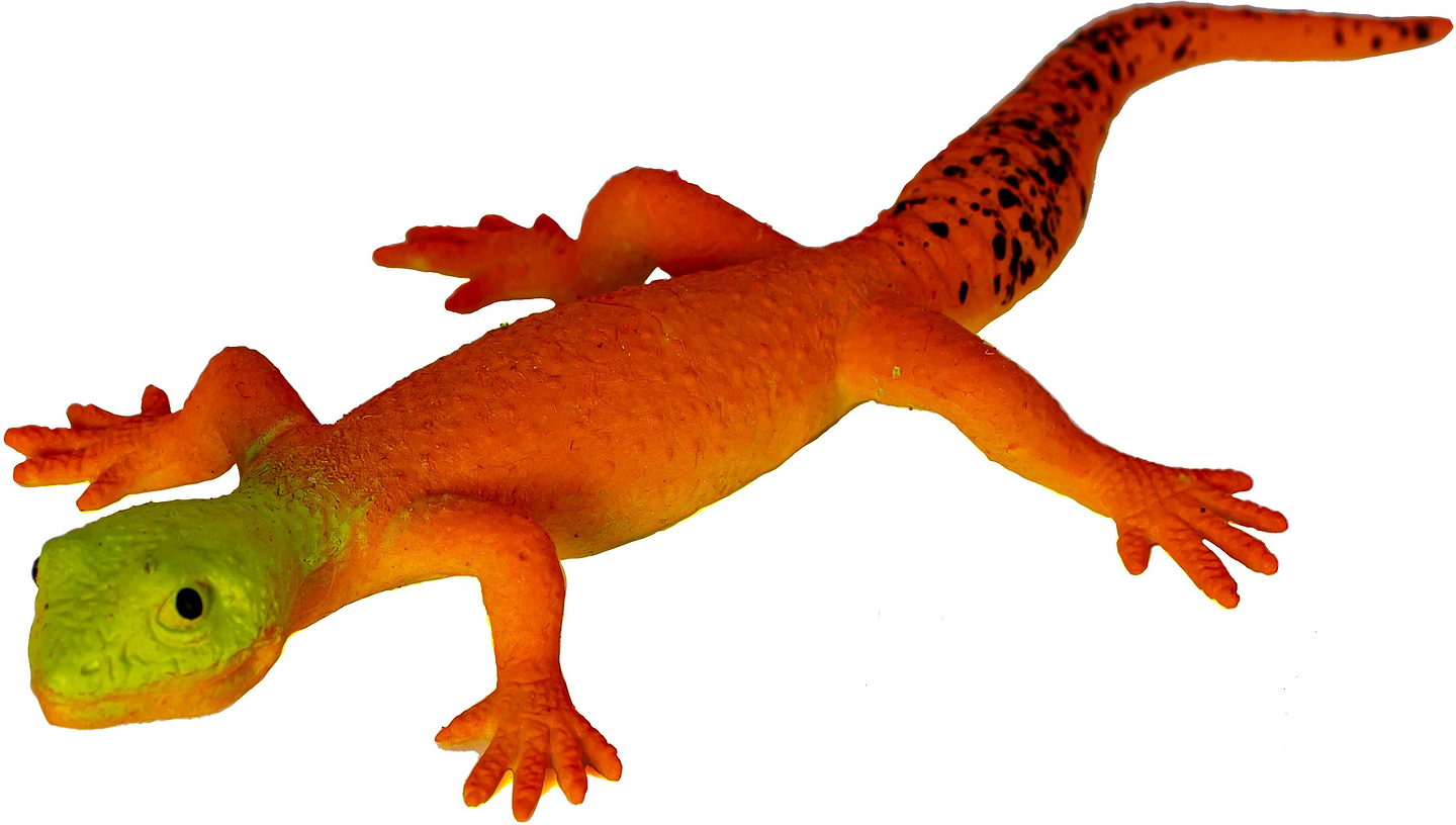 Фигурка животного Kids Team ящерица желтый Геккон (ZY1796867_1)