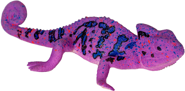 Фигурка животного Kids Team ящерица Хамелеон (ZY1796868_1)