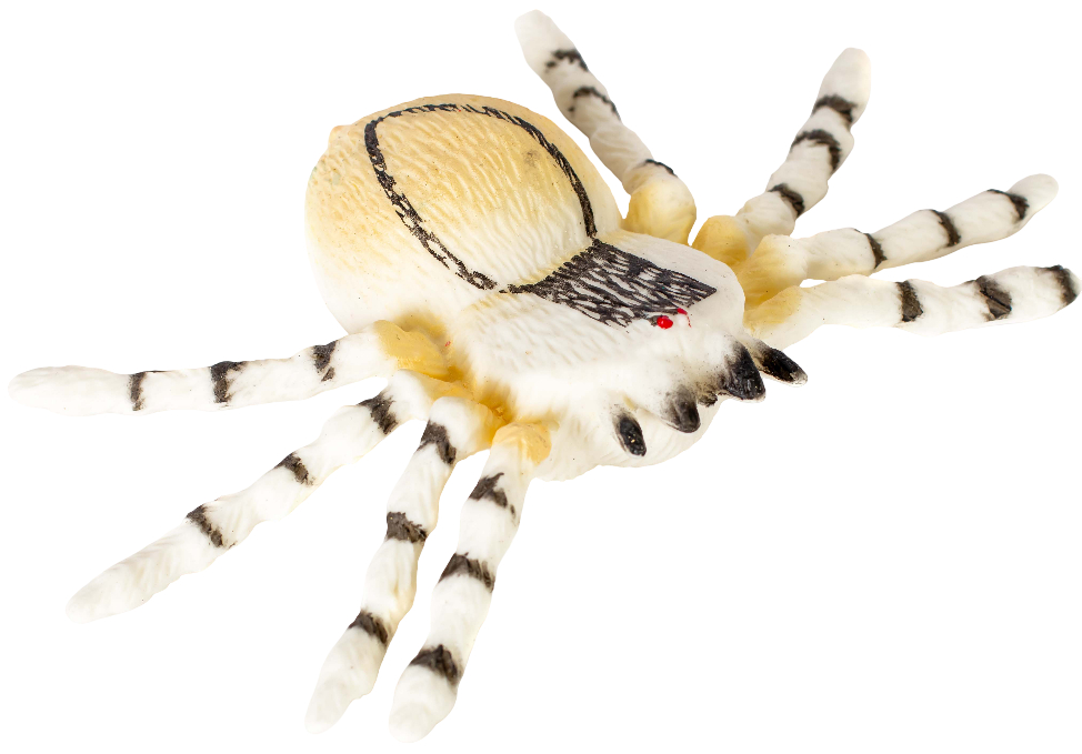 Фигурка животного Kids Team белый паук (ZY1827206)